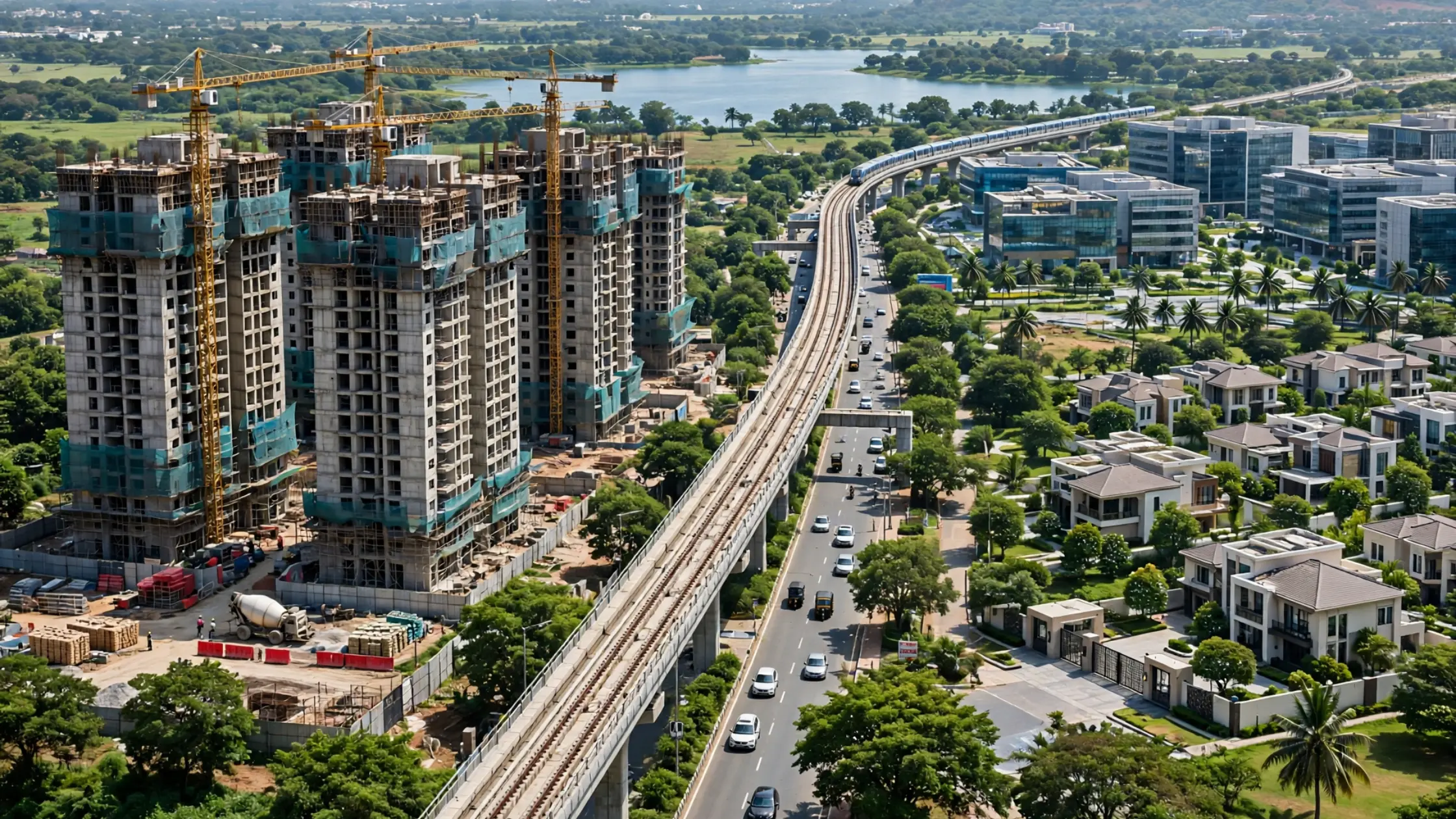 Metro corridor development in Bangalore property market forecast 2026