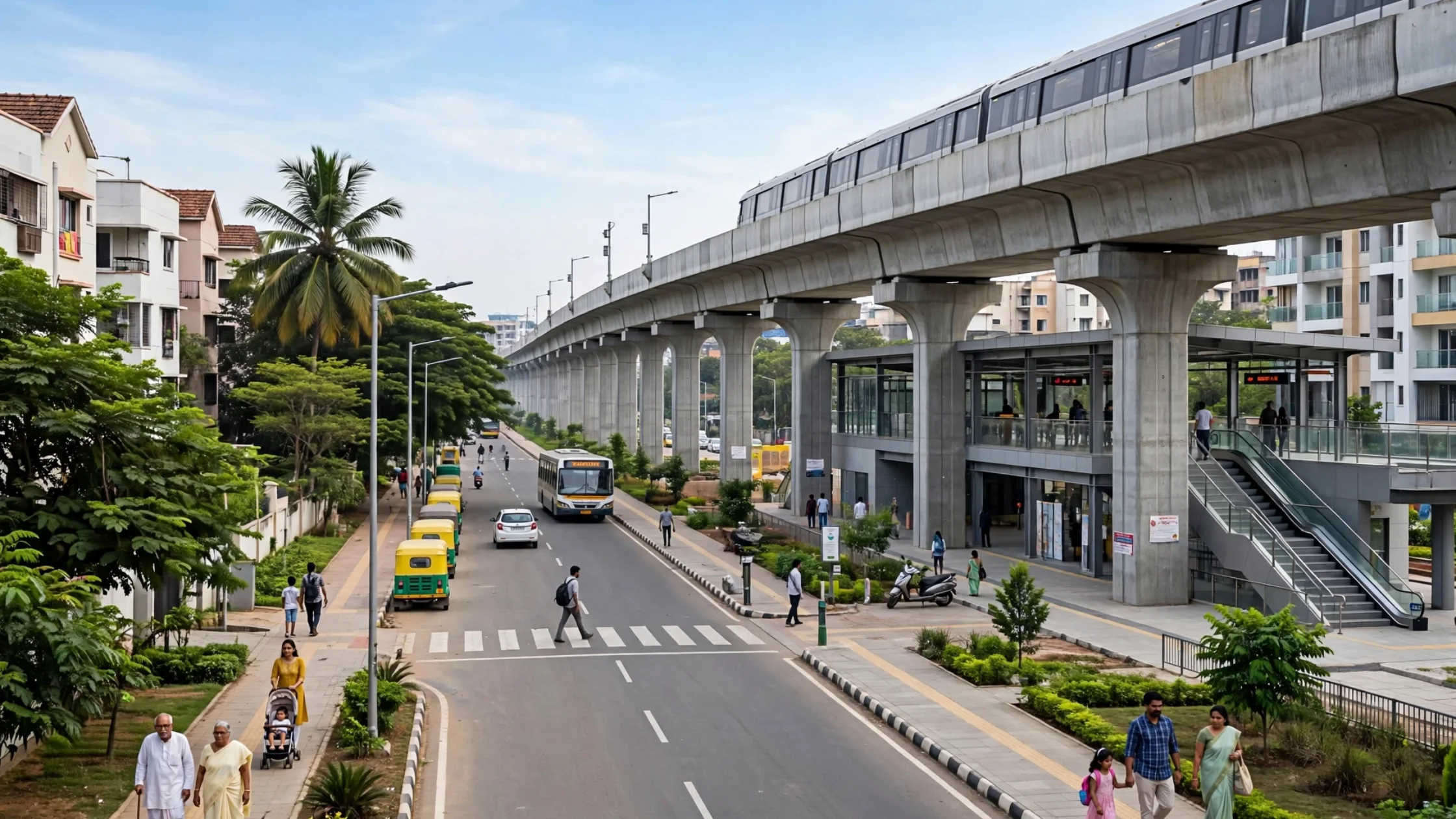Kanakapura Road metro operational green corridor family friendly Bangalore